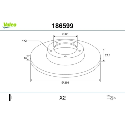 VALEO Bremsscheibe