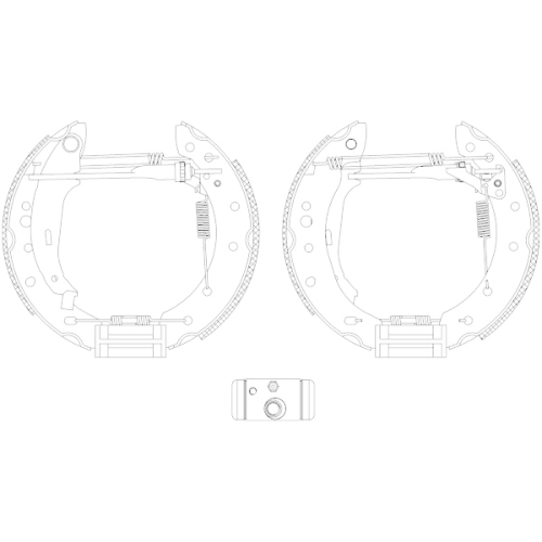 TEXTAR Bremsbackensatz Shoe Kit Pro