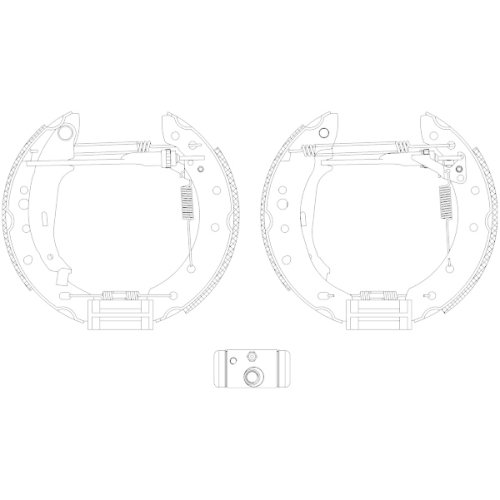 TEXTAR Bremsbackensatz Shoe Kit Pro