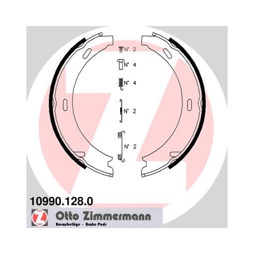 ZIMMERMANN Bremsbackensatz, Feststellbremse