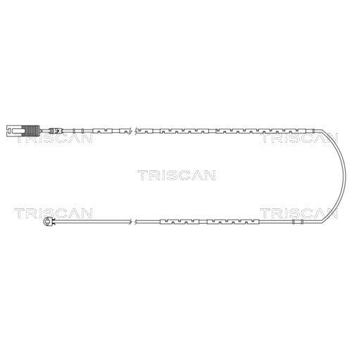 TRISCAN Warnkontakt, Bremsbelagverschlei&szlig;