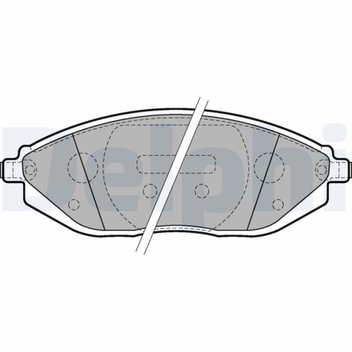 DELPHI Bremsbelagsatz, Scheibenbremse