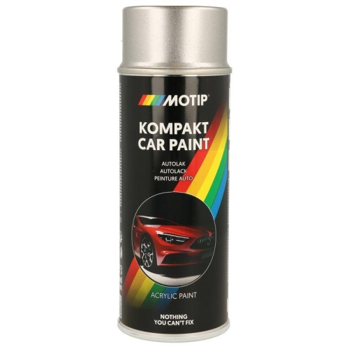 MOTIP Fahrzeug-Kombinationslack KOMPAKT AUTOLACK silber metallic 400 ml