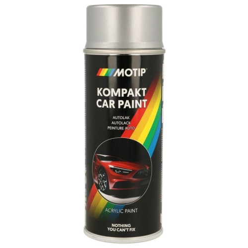 MOTIP Fahrzeug-Kombinationslack KOMPAKT AUTOLACK silber metallic 400 ml