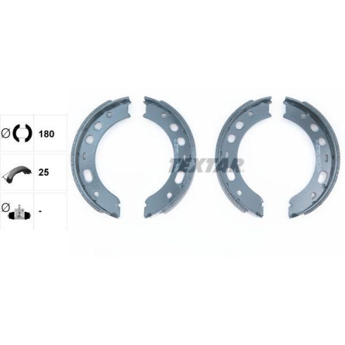 TEXTAR Bremsbackensatz, Feststellbremse