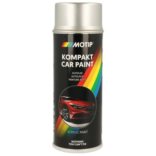 MOTIP Fahrzeug-Kombinationslack KOMPAKT AUTOLACK silber metallic 400 ml