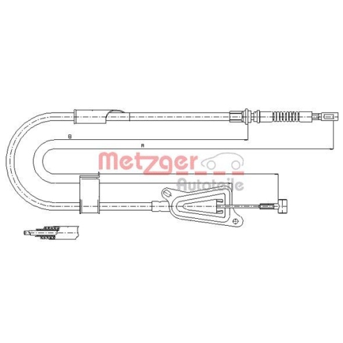 METZGER Seilzug, Feststellbremse