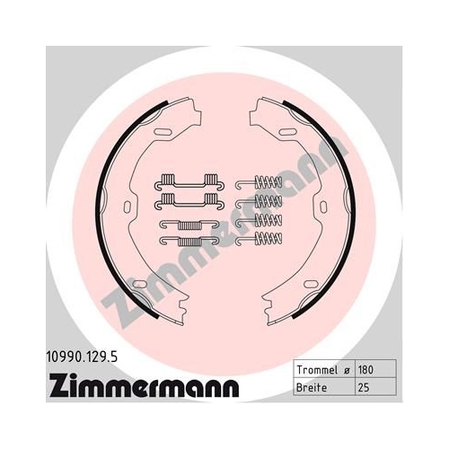 ZIMMERMANN Bremsbackensatz, Feststellbremse