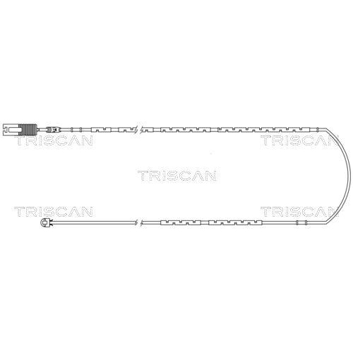 TRISCAN Warnkontakt, Bremsbelagverschlei&szlig;