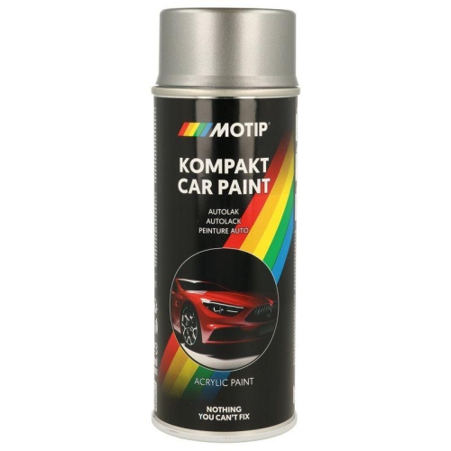 MOTIP Fahrzeug-Kombinationslack KOMPAKT AUTOLACK silber metallic 400 ml