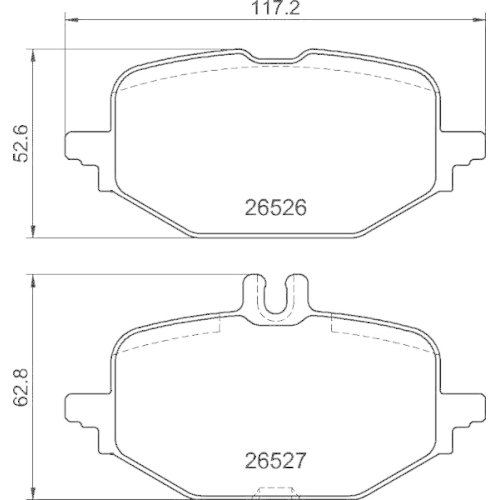 BREMBO Bremsbelagsatz, Scheibenbremse PRIME LINE