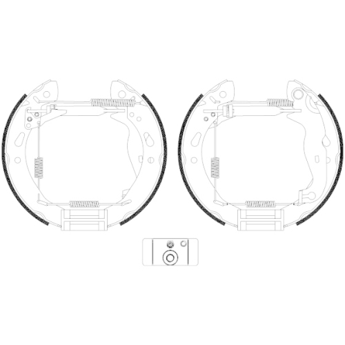 TEXTAR Bremsbackensatz Shoe Kit Pro