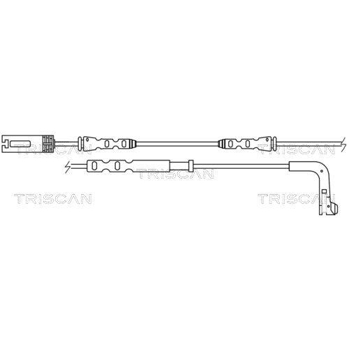TRISCAN Warnkontakt, Bremsbelagverschlei&szlig;