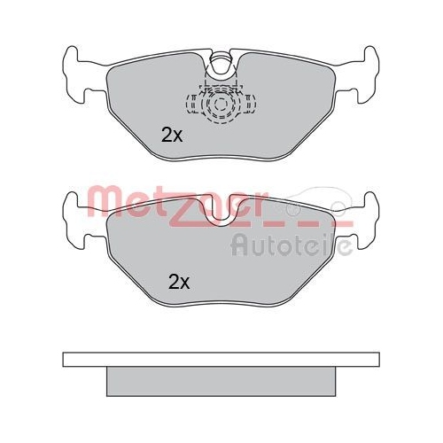 METZGER Bremsbelagsatz, Scheibenbremse