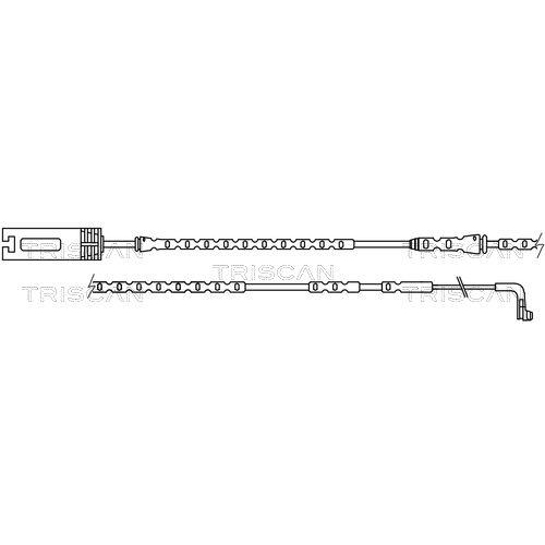 TRISCAN Warnkontakt, Bremsbelagverschlei&szlig;