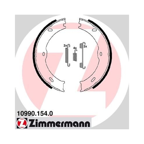 ZIMMERMANN Bremsbackensatz, Feststellbremse