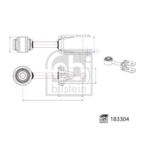 FEBI BILSTEIN Stange/Strebe, Stabilisator