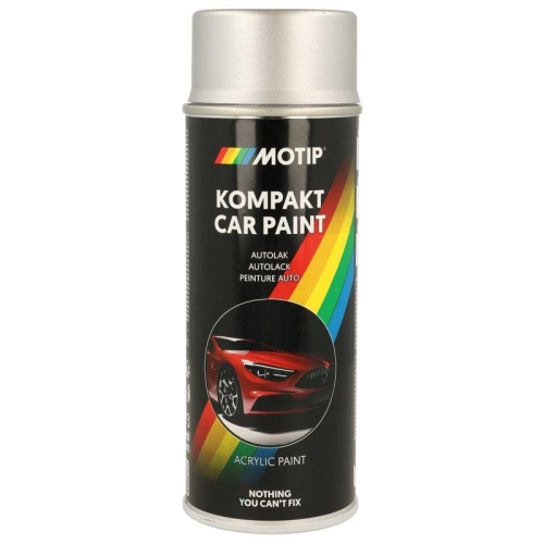 MOTIP Fahrzeug-Kombinationslack KOMPAKT AUTOLACK silber metallic 400 ml