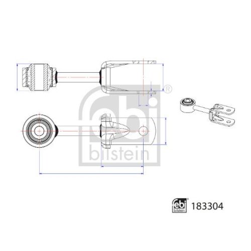 FEBI BILSTEIN Stange/Strebe, Stabilisator