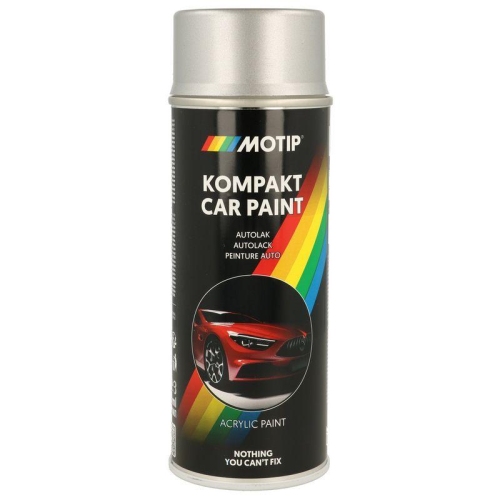 MOTIP Fahrzeug-Kombinationslack KOMPAKT AUTOLACK silber metallic 400 ml