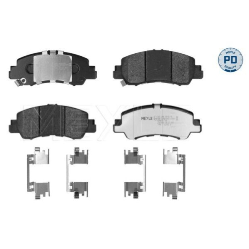 MEYLE Bremsbelagsatz, Scheibenbremse MEYLE-PD: Advanced performance and design.