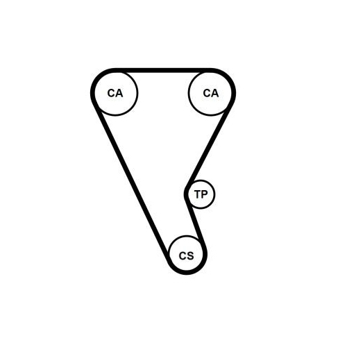 CONTINENTAL CTAM Zahnriemen