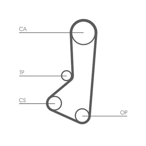 CONTINENTAL CTAM Zahnriemen