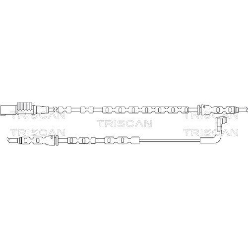 TRISCAN Warnkontakt, Bremsbelagverschlei&szlig;