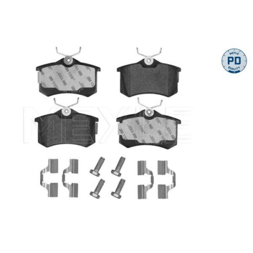 MEYLE Bremsbelagsatz, Scheibenbremse MEYLE-PD: Advanced performance and design.