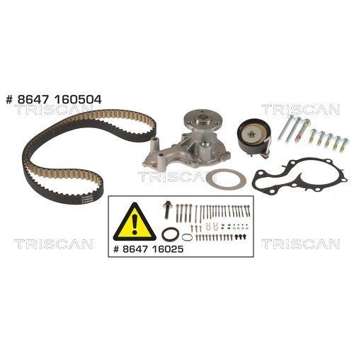 TRISCAN Wasserpumpe + Zahnriemensatz