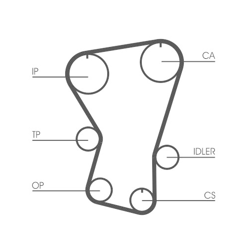 CONTINENTAL CTAM Zahnriemen