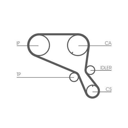 CONTINENTAL CTAM Zahnriemen