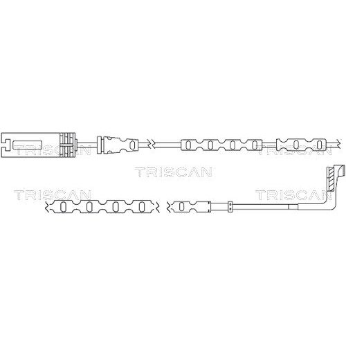 TRISCAN Warnkontakt, Bremsbelagverschleiß