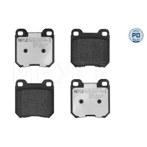 MEYLE Bremsbelagsatz, Scheibenbremse MEYLE-PD: Advanced performance and design.