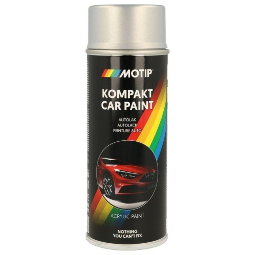 MOTIP Fahrzeug-Kombinationslack KOMPAKT AUTOLACK silber metallic 400 ml