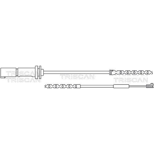 TRISCAN Warnkontakt, Bremsbelagverschlei&szlig;