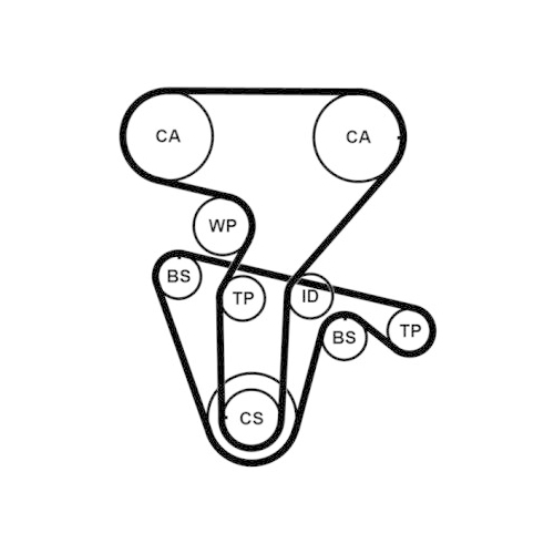 CONTINENTAL CTAM Zahnriemensatz