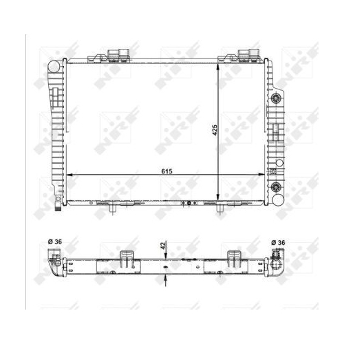 NRF Kühler, Motorkühlung EASY FIT