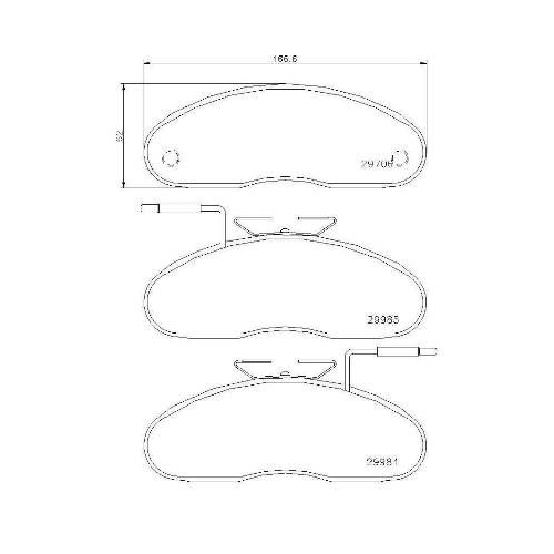 BREMBO Bremsbelagsatz, Scheibenbremse PRIME LINE