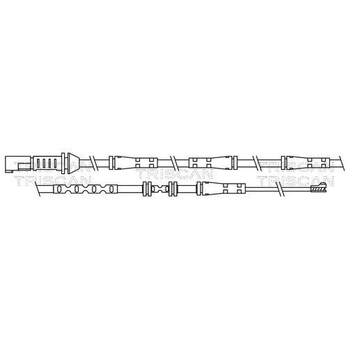 TRISCAN Warnkontakt, Bremsbelagverschlei&szlig;