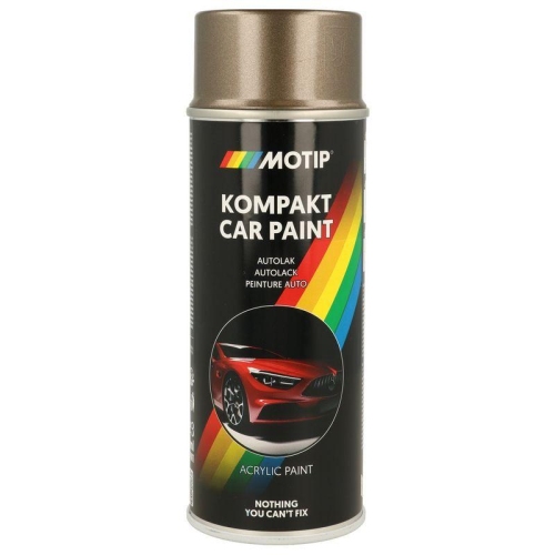 MOTIP Fahrzeug-Kombinationslack KOMPAKT AUTOLACK gold metallic 400 ml