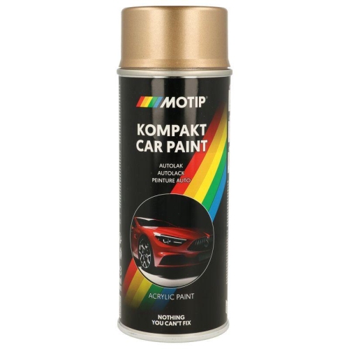 MOTIP Fahrzeug-Kombinationslack KOMPAKT AUTOLACK gold metallic 400 ml