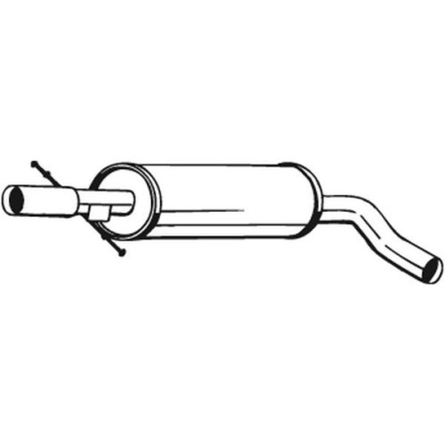 BOSAL Mittelschalldämpfer