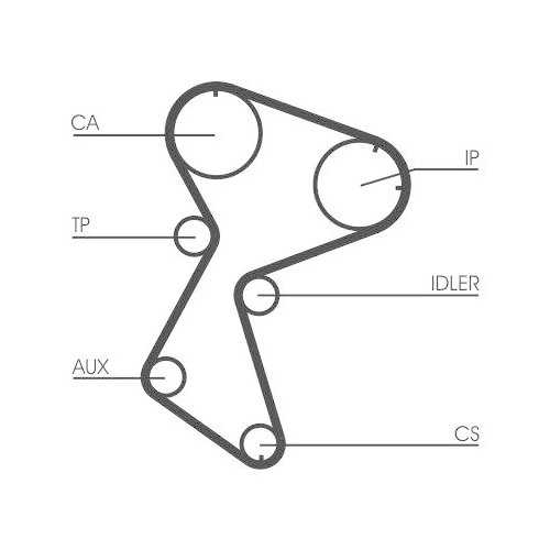 CONTINENTAL CTAM Zahnriemen