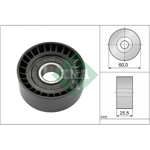 Schaeffler INA Umlenk-/Führungsrolle, Keilrippenriemen