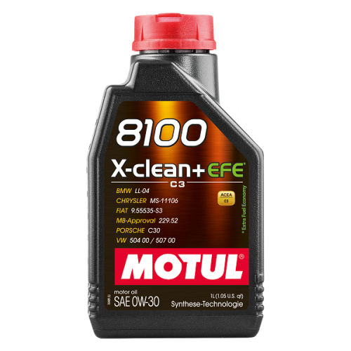 MOTUL Motoröl 8100 X-CLEAN+ EFE 0W-30