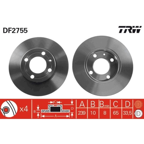 TRW Bremsscheibe