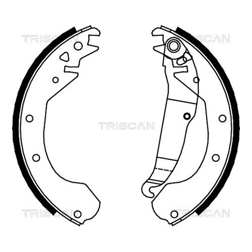 TRISCAN Bremsbackensatz