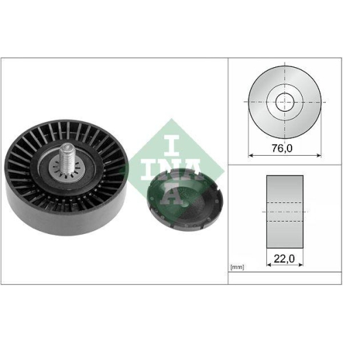 Schaeffler INA Umlenk-/Führungsrolle, Keilrippenriemen