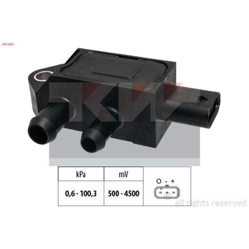 KW Sensor, Abgasdruck Made in Italy - OE Equivalent